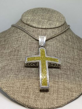 Gold Cross necklace with chain