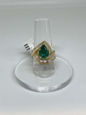 green diamond ring