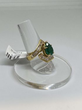 green diamond ring