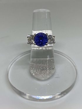 Platinum Tanzanite Ring