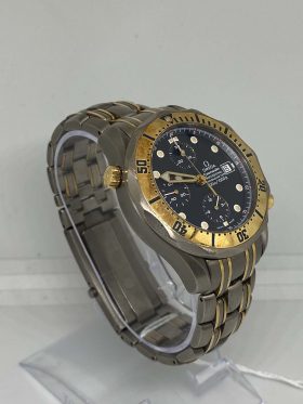 18kt Rose Gold And Titanium Omega Watch